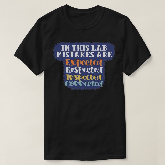 Medizinischer Laborwissenschaftler T-Shirt (Design vorne)
