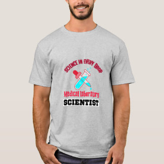 Medizinischer Laborwissenschaftler. T-Shirt