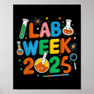 Medizinischer Labrador Scientist Retro Labrador Wo Poster
