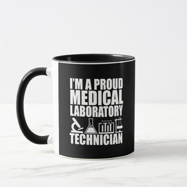 Medizinischer Labrador-Techniker Tasse (Links)