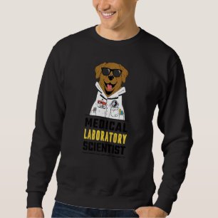 Medizinischer Labrador Wissenschaftler Dog Medical Sweatshirt