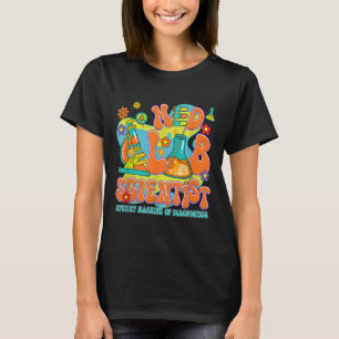 Medizinischer Labrador Wissenschaftler Retro Labra T-Shirt