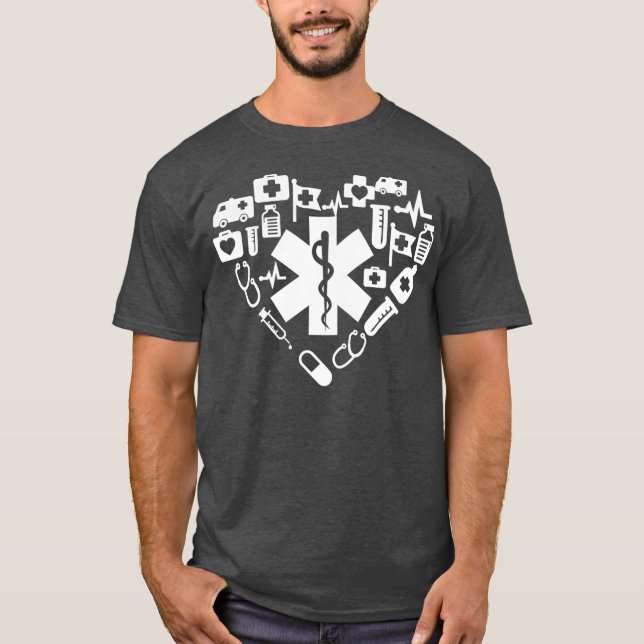 Medizinischer Notarzt EMT EMS T-Shirt (Vorderseite)