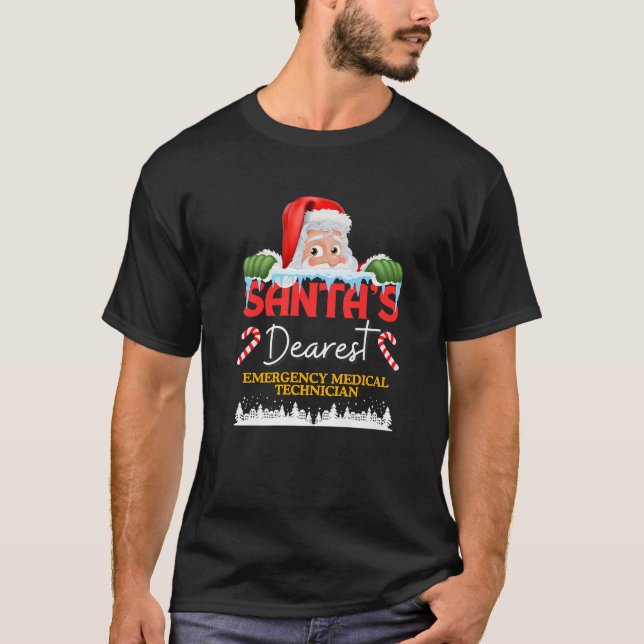 Medizinischer Notdienst WeihnachtenBeruf T-Shirt (Vorderseite)