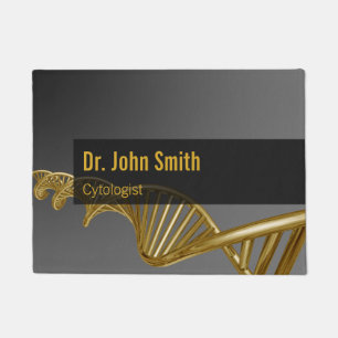 Medizinischer Professional Luxus Gold DNA-Strang Fußmatte