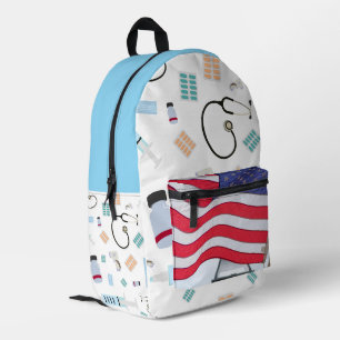 Medizinischer Rucksack der US-Flagge für das Gesun