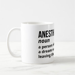 Medizinischer Spaß - Anästhesist Definition Tasse