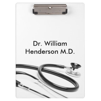 Medizinischer Thema-Doktor Clipboard Klemmbrett
