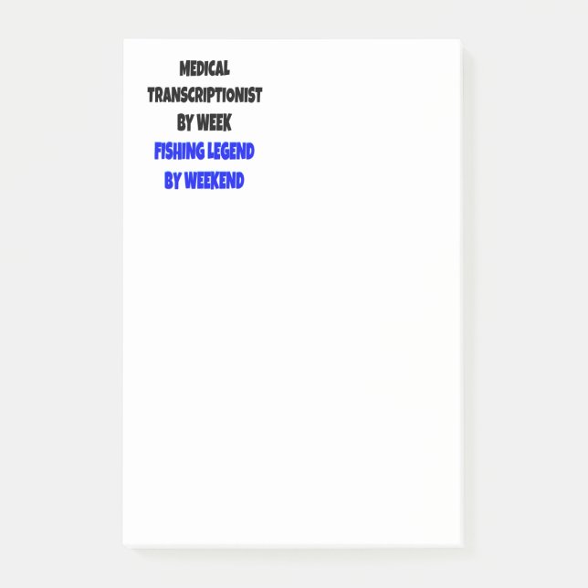 Medizinischer Übersetzer für die Fischerei Post-it Klebezettel (Vorderseite)