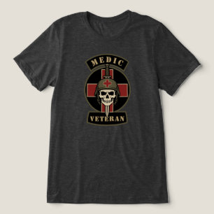 Medizinischer Veteran Tri-Blend Shirt