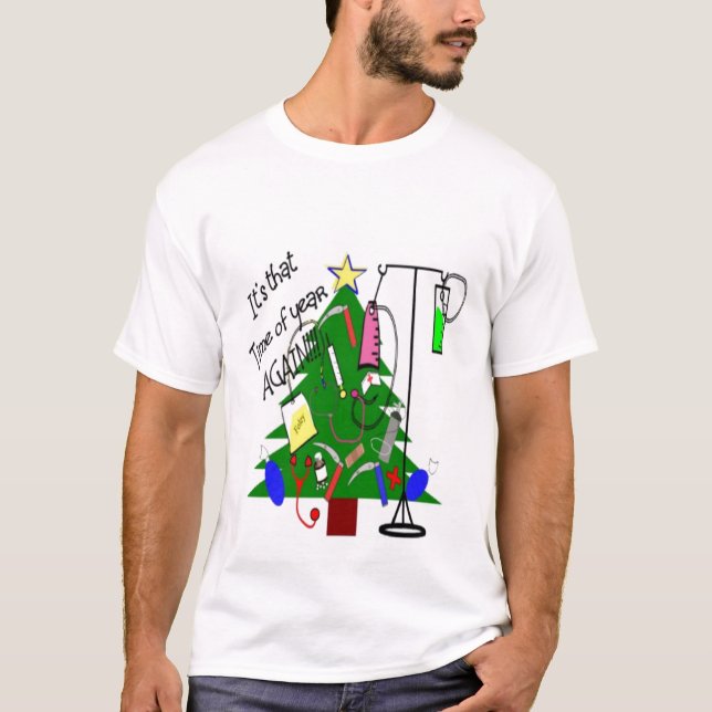 Medizinischer Weihnachtsbaum-T - Shirt (Vorderseite)