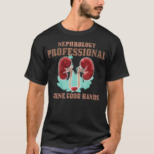 Medizinischer Wortwitz Nephrologie Urin Gute Hand T-Shirt