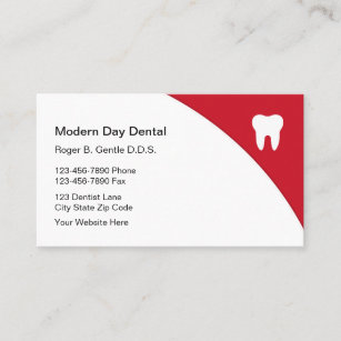 Medizinischer Zahnarzt-moderne Verabredung Visitenkarte