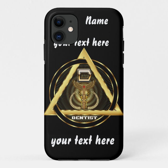 Medizinischer Zahnarzt-universelle Case-Mate iPhone Hülle (Rückseite)