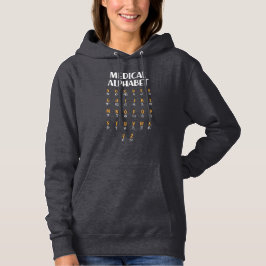 Medizinisches Alphabet Hoodie