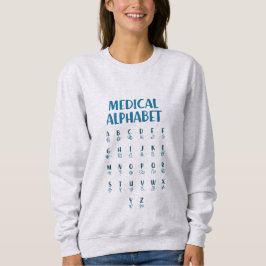 Medizinisches Alphabet Sweatshirt