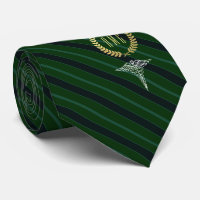 Medizinisches berufliches mit Monogramm Grün