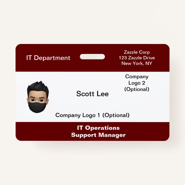 Medizinisches ID-Abzeichen Ausweis (Vorderseite)