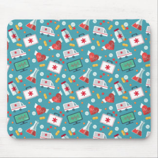 Medizinisches Ikonen-Muster Mousepad