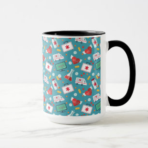 Medizinisches Ikonen-Muster Tasse