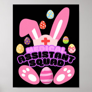 Medizinisches Istant Squad Bunny Ostertag Kaninche Poster
