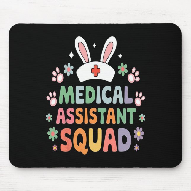 Medizinisches Istant Squad Ostergeblasene Kostümei Mousepad (Vorne)
