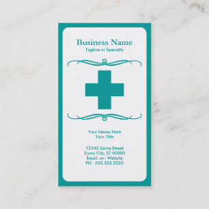 medizinisches Kreuz des Mod Visitenkarte