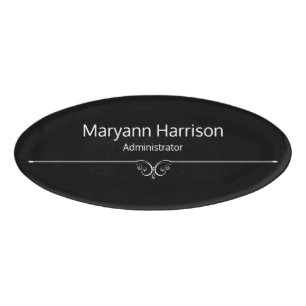 Medizinisches Personal-eleganter Entwurf Namenschild