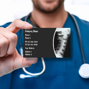 Medizinisches Röntgenradiologie-Thema Visitenkarte
