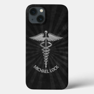 Medizinisches Symbol Coole Personalisierte Kranken iPhone 13 Hülle
