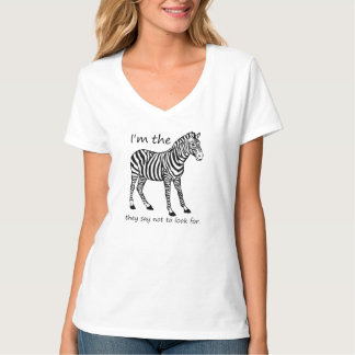 Medizinisches Zebra-Shirt (Schwarzer Text) T-Shirt