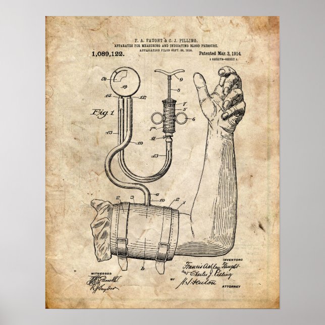 Medizinpatent Poster (Vorne)