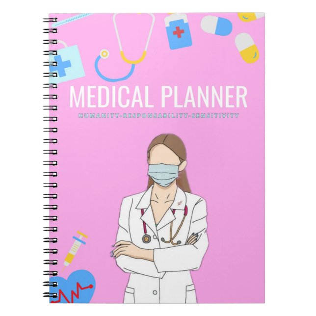 Medizinplaner | Tagesplaner l Notizblock (Vorderseite)