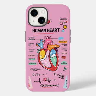 Medizinstudent Wissenschaft Doodle Menschliche Her Case-Mate iPhone 14 Hülle