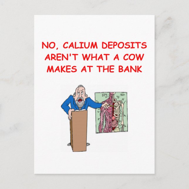 Medizinstudenten Postkarte (Vorderseite)