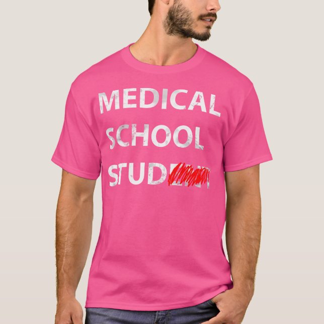 Medizinstudentin erhält ein Geschenk für die Zukun T-Shirt (Vorderseite)
