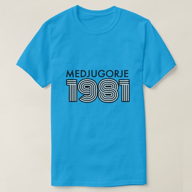 MEDJUGORJE 1981 T-Shirt (Design vorne)
