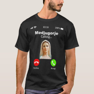 Medjugorje ruft die Königin des Friedens Medjugorj T-Shirt