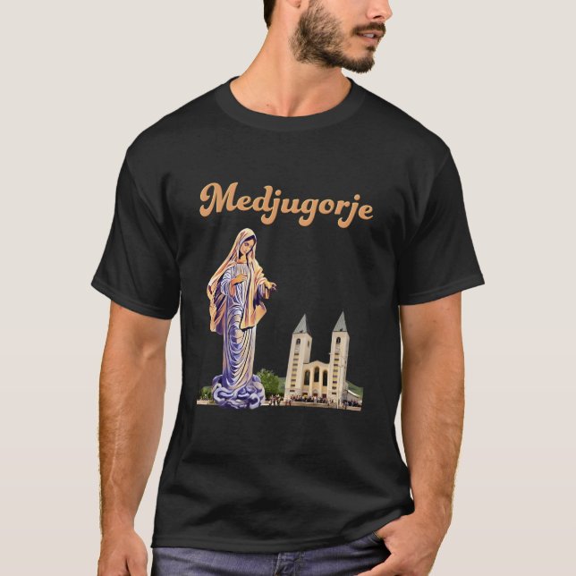 Medjugorje, unsere Königin des Friedens T-Shirt (Vorderseite)
