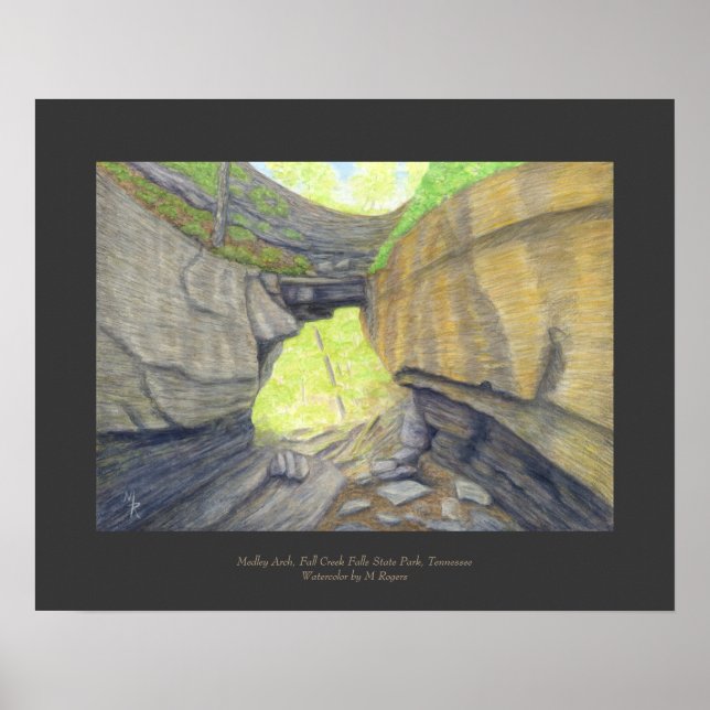 Medley Arch Natural Bridge Poster (Vorne)