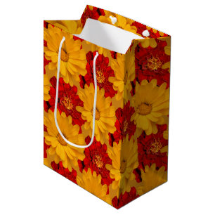 Medley of Red and Yellow Marigold Blume Mittlere Geschenktüte