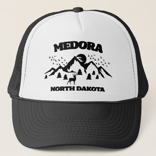 Medora, North Dakota Truckerkappe (Vorderseite)