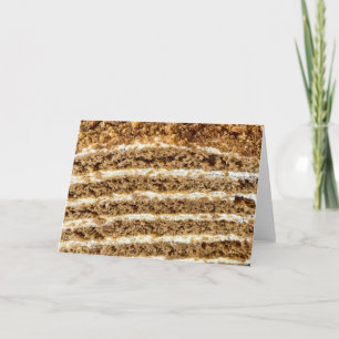 Medovik Honey Cake Abstrakt Karte