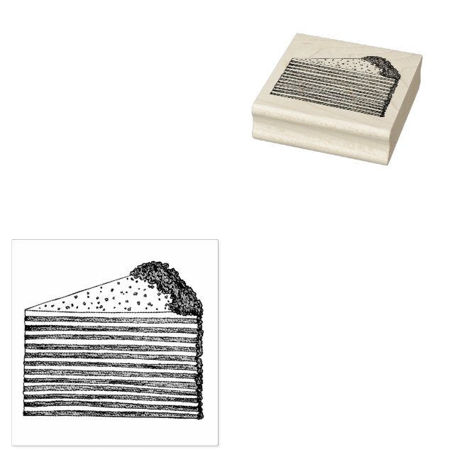 Medovik Medivnyk Russisch Ukrainisches Honey Cake  Gummistempel (Stempel)