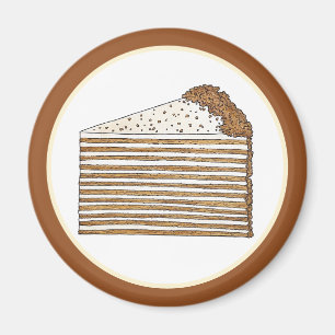 Medovik Medivnyk Russisch Ukrainisches Honey Cake  Magnet
