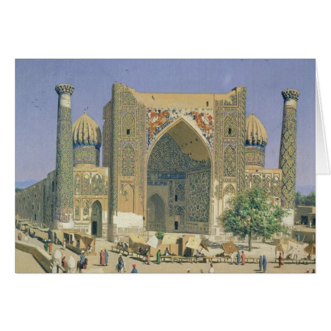Medrasah Shir-Dhor an Registan Platz (Vorderseite (Horizontal))