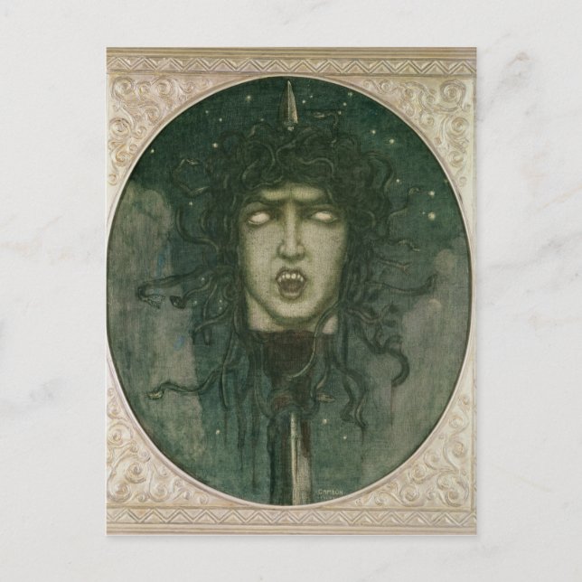 Medusa, 1919 postkarte (Vorderseite)