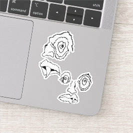 Medusa 1MMHeads DoubleHeaded 2025 Horror Book Aufkleber