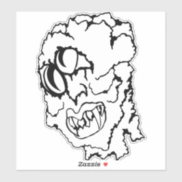 Medusa 3MMHeads Diecut 2025 Horror Buch Awaynowe Aufkleber