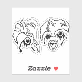 Medusa 3MMHeads DoubleHeaded 2025 Horror Awaynowe Aufkleber